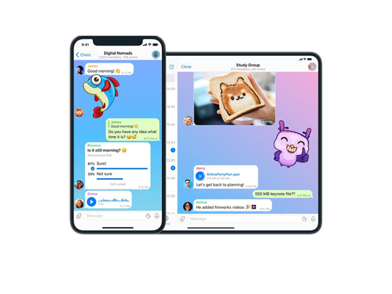 电报Telegram中文版界面